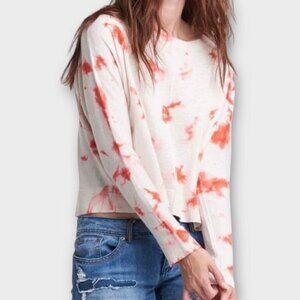 Lisa Todd The Spritz Lightweight Tie Dye Linen Cotton Blend Sweater